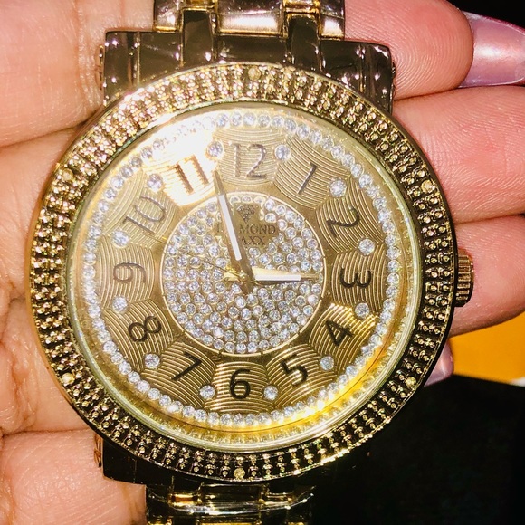 Real Diamond mens watch not CZ best gift limited! - Picture 7 of 8